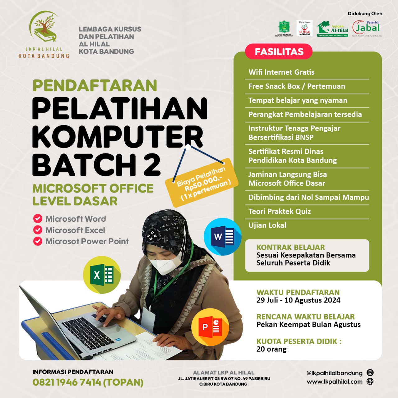 Pelatihan Komputer LKP Al Hilal